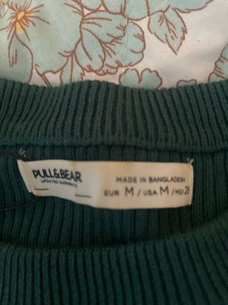 Jersey Verde Mujer Talla M pullbear