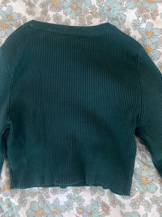 Jersey Verde Mujer Talla M pullbear