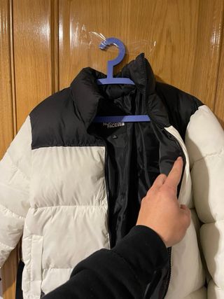 The North Face 700 Chaqueta Blanca y Negra