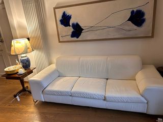 Divani pelle bianca Calligaris 2 e 3 posti