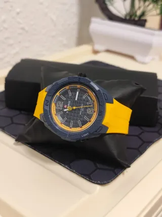 Reloj Naviforce Hombre Azul y Amarillo
