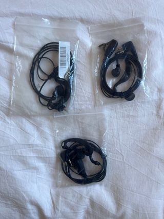 Pinganillo Walkie Talkie 1x4€, 3x10€