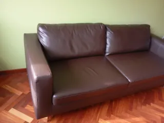 Sofá Cama Polipiel Marrón