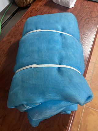 Malla Protección Andamio Azul