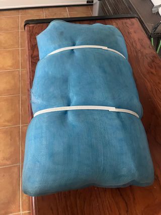 Malla Protección Andamio Azul