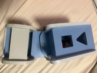 Tren de madera para clasificar formas