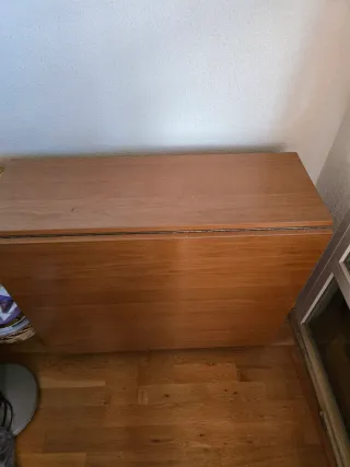 Mesa extensible de madera 1.65 x 87× 75cm