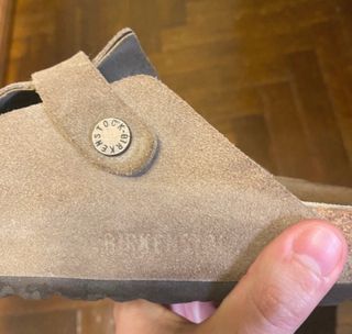 Birkenstock Boston Beige/Marrón Talla 42