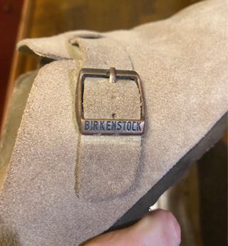 Birkenstock Boston Beige/Marrón Talla 42