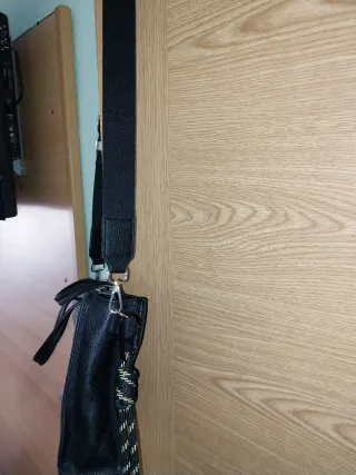 Bolso de hombro negro mujer