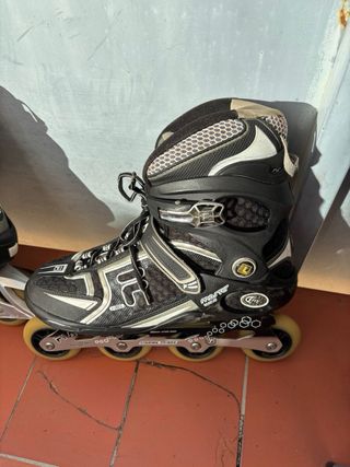 Patines en línea Fila Negro/Blanco talla 46