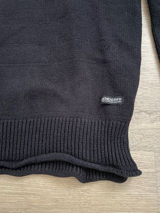Jersey Bendorff punto S gris y negro