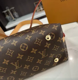 Bolso Louis Vuitton CarryAll PM Marrón/Rojo