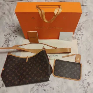 Bolso Louis Vuitton CarryAll PM Marrón/Rojo