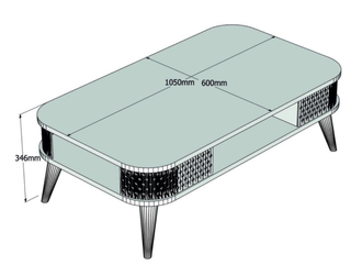 Mesa de centro Roble Maisons Du Monde