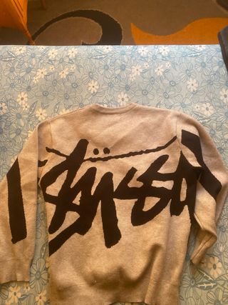 Jersey Stussy Gris Invierno