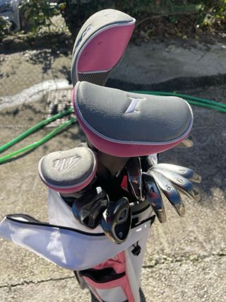 Set Palos Golf Mujer Wilson Hope Platinum + Bolsa