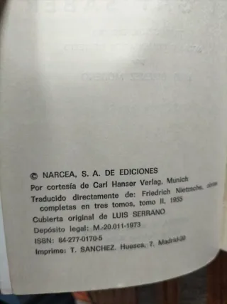 FRIEDRICH NIETZSCHE – 3 libros