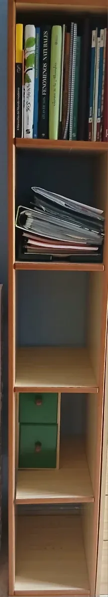 Escritorio juvenil madera y cajones