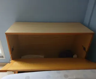 Escritorio juvenil madera y cajones