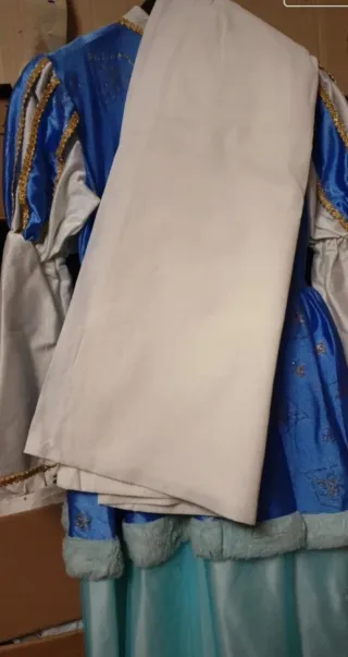 Vestito Carnevale Principessa Azzurro