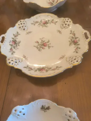 Rosenthal Classic Rose , Porcel Bandeja y Cuencos