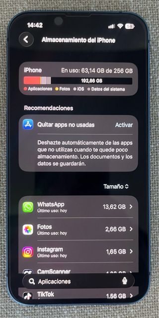 iPhone 13 256GB PERFECTO ESTADO