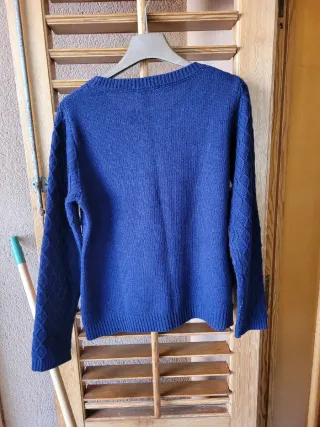 Maglione Conbipel donna blu taglia M