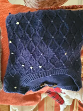 Maglione Conbipel donna blu taglia M