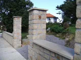 Vallas de ladrillo muros exterior