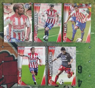 Colección cromos LIGA 2012 R. Sporting
