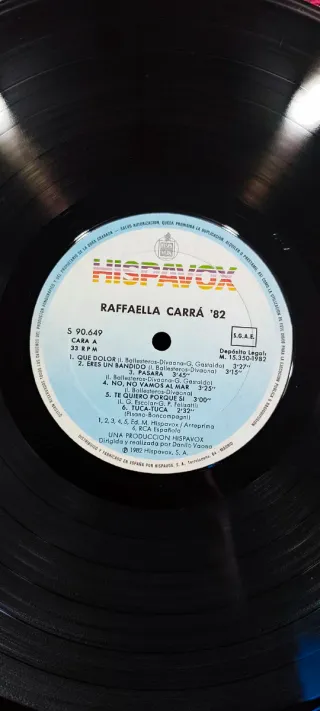 Vinilo Raffaella Carrà - 1982