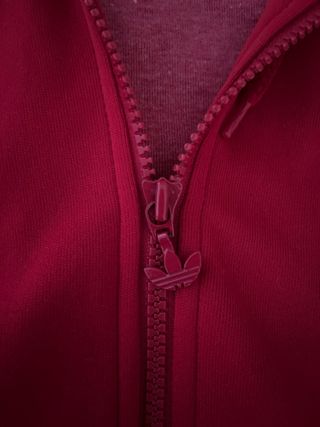 Sudadera Adidas Roja con Cremallera