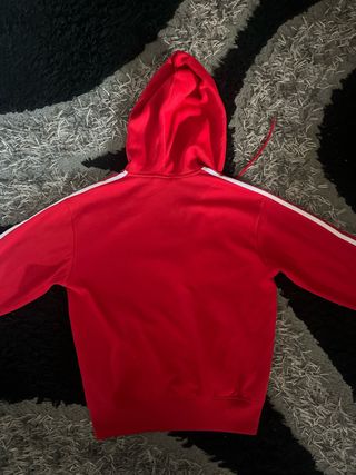 Sudadera Adidas Roja con Cremallera