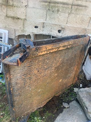 Plataforma de hierro para escaleras escucho oferta