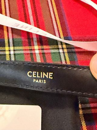 Cintura Celine Donna Oro Nero nuova