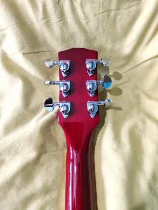 Guitarra Eléctrica Roja Prodipe GS300 + Funda