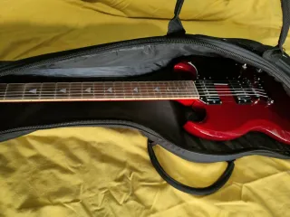 Guitarra Eléctrica Roja Prodipe GS300 + Funda