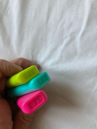 Set 3 accendini piccoli colorati