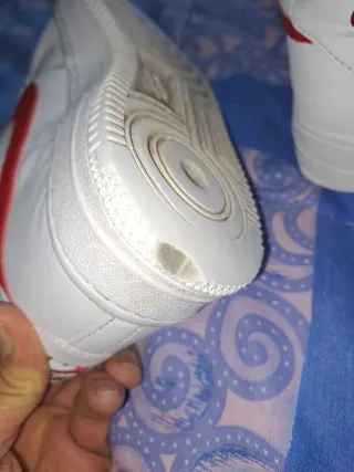 Zapatillas Nike Air Force 1 Blancas Rojas