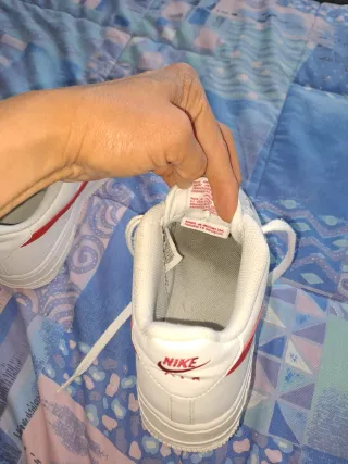 Zapatillas Nike Air Force 1 Blancas Rojas