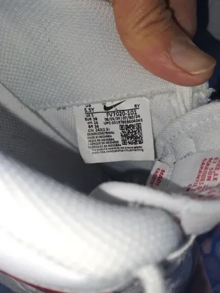 Zapatillas Nike Air Force 1 Blancas Rojas