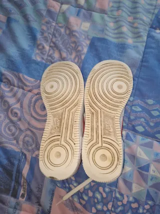 Zapatillas Nike Air Force 1 Blancas Rojas