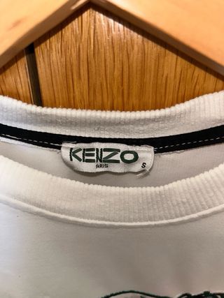 Sudadera Kenzo Tiger Paris Blanca