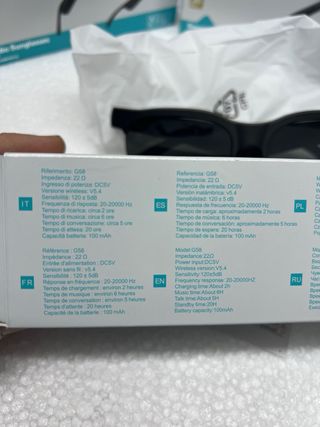 Occhiali da Sole Smart Audio Bluetooth G58