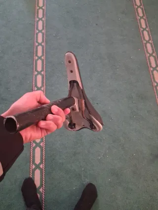 Sillín de bicicleta en forma de corazón