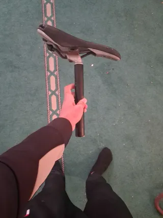 Sillín de bicicleta en forma de corazón