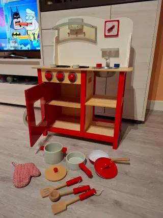 Cocinita madera para niños
