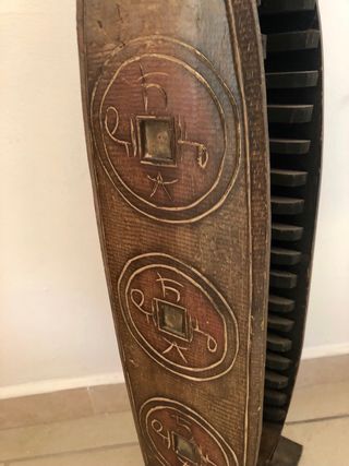 Porta CD Etnico Legno