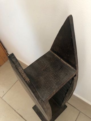 Porta CD Etnico Legno